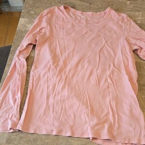 GAP Soft Pink Long Sleeve Women's Tee